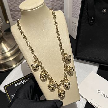 Chanel Gold Heart Necklace