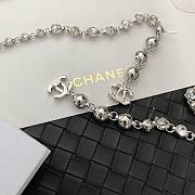 Chanel Silver and Diamond Long Earrings - 6