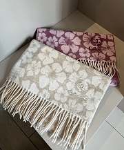 Chanel Pink Flower Scarf 180*32CM - 4