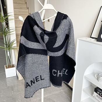 Chanel Black Scarf 45*185CM