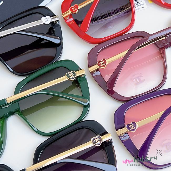 Chanel Heart Logo Sunglasses - 1