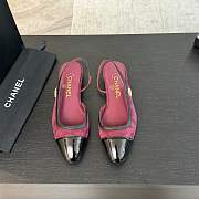 Chanel Slingback Shoes Suede, lambskin & patent calfskin - 3