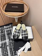 Chanel Tweed Mules - 1