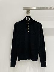 Chanel Black turtleneck sweater  - 1