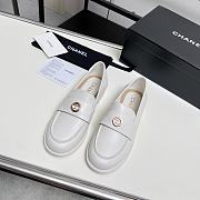 Chanel Moccasins Calfskin Loafers  - 4