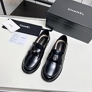 Chanel Moccasins Calfskin Loafers  - 3