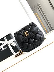 Chanel Lambskin Mini Bubble Quilted Bag - 2