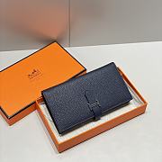 Hermes Togo Leather Long Wallet 17.5cm - 5