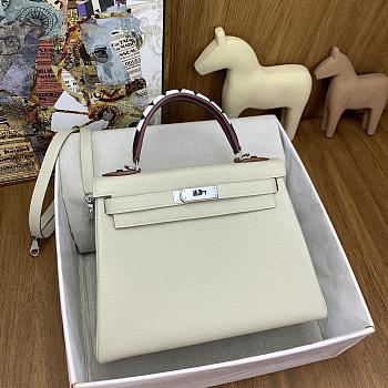 Hermes Kelly Togo Off White 28cm