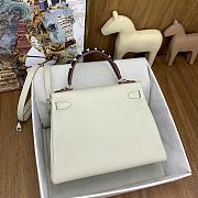 Hermes Kelly Togo Off White 28cm - 5