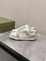 Gucci x Nike Grey and White Sneakers - 5