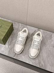 Gucci x Nike Grey and White Sneakers - 3