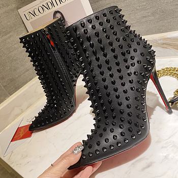 Chrisitan Louboutin Giaro TYCLONE BLACK ANKLE BOOTS