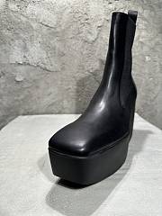 RICK OWENS Sliver Platform Beatle Boots - 5