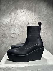 RICK OWENS Sliver Platform Beatle Boots - 3