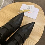 CHRISTIAN LOUBOUTIN Triniboot Leather Ankle Boots In Black - 5