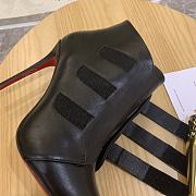 CHRISTIAN LOUBOUTIN Triniboot Leather Ankle Boots In Black - 2