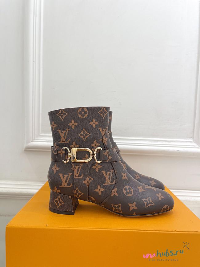 Louis Vuitton Monogram Leather Boots - 1