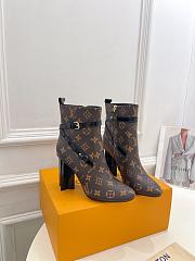 Louis Vuitton Monogram Leather Ankle Boots - 1