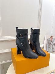 Louis Vuitton Monogram Leather Ankle Boots - 3