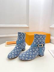 Louis Vuitton Monogram Leather Boots - 6