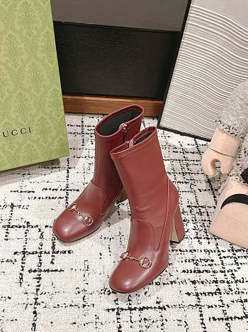 Gucci Women's Horsebit ankle bootie