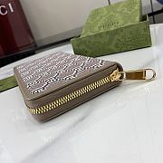 Gucci Beige Shadow Zippy Long Wallet 20*11*3cm - 6