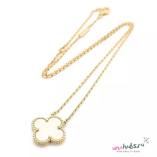 Van Cleef & Arpels Alhambra Necklace 1 motif gold color - 1