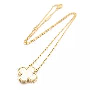 Van Cleef & Arpels Alhambra Necklace 1 motif gold color - 1