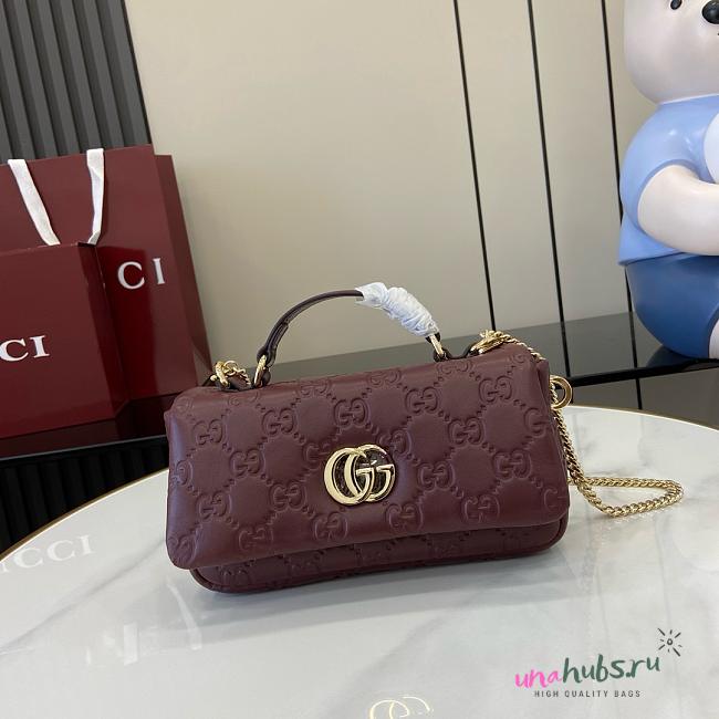 Gucci GG Milano Mini Top Handle Bag 21x12.5x5cm - 1