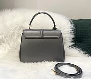 Celine Small 16 Bag In Satinated Calfskin Grey - 6