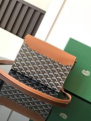 	 Goyard Chypre Wallet Pouch Brown & Black 21*4*16CM - 2