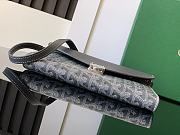 	 Goyard Chypre Wallet Pouch Gray 21*4*16CM - 5