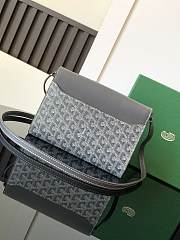 	 Goyard Chypre Wallet Pouch Gray 21*4*16CM - 2