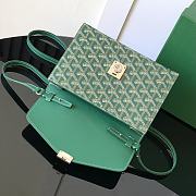 	 Goyard Chypre Wallet Pouch Green 21*4*16CM - 5