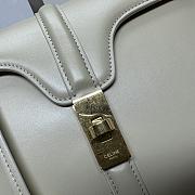 	 Celine Small 16 Bag In Satinated Calfskin White - 2