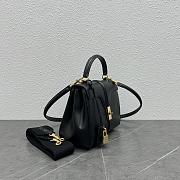 	 Celine Small 16 Bag In Satinated Calfskin Black - 3