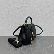 	 Celine Small 16 Bag In Satinated Calfskin Black - 2