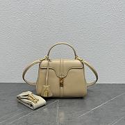 	 Celine Small 16 Bag In Satinated Calfskin Beige - 1