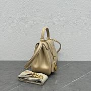 	 Celine Small 16 Bag In Satinated Calfskin Beige - 6