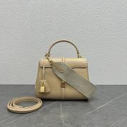 	 Celine Small 16 Bag In Satinated Calfskin Beige - 5