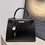 Hermes Kelly Box Leather 25 Bag - 3