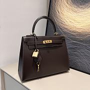 Hermes Kelly Box Leather 25 Bag - 2