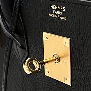 Hermes Birkin 30 Togo Black Leather - 6