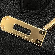 Hermes Birkin 30 Togo Black Leather - 4