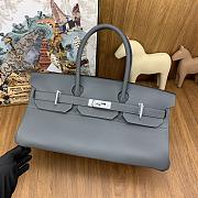 Hermes Birkin shoulder 42cm Grey - 1