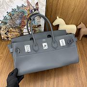 Hermes Birkin shoulder 42cm Grey - 6