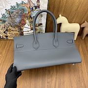 Hermes Birkin shoulder 42cm Grey - 5