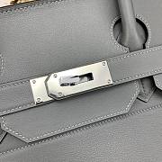 Hermes Birkin shoulder 42cm Grey - 3