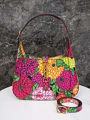 Gucci x Ken Scott Calfskin Floral Small Jackie 1961 Hobo - 1